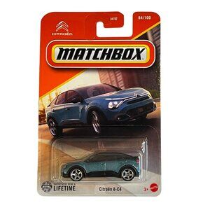 Matchbox Citroen e-C4 1:64 Diecast Car Collectible Blue SUV Toy New in Box